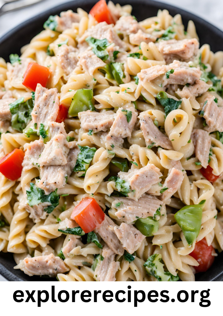 Creamy Tuna Pasta Salad