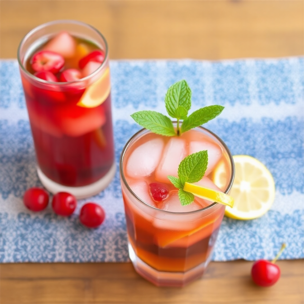 Cherry Ginger Iced Tea Recipe – Refreshing & Easy to Make