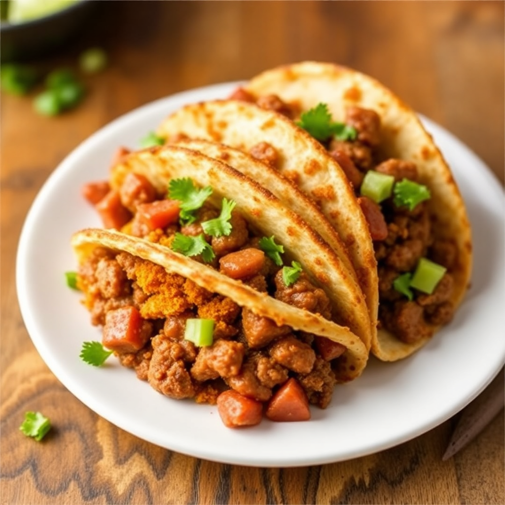 Mini Crispy Baked Ground Beef Tacos in Just 35 Minutes