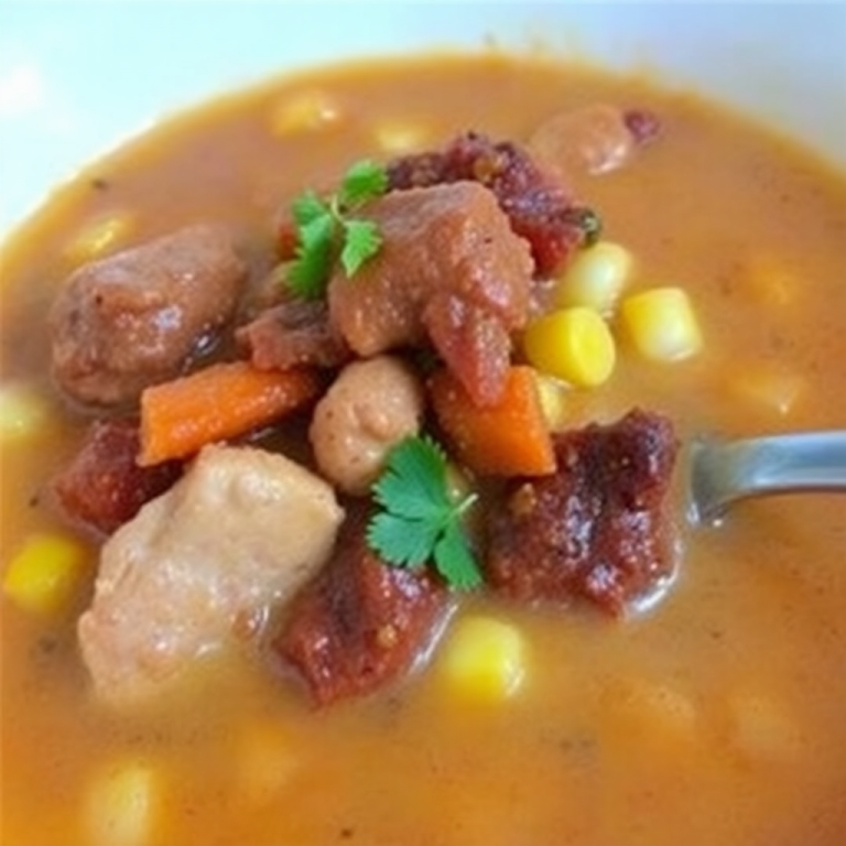 Smoky Tomato Chicken and Corn Soup: A Comforting, Flavor-Packed Delight