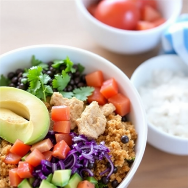 Healthy Turkey Taco Bowl That Works for Dinner or Meal Prep