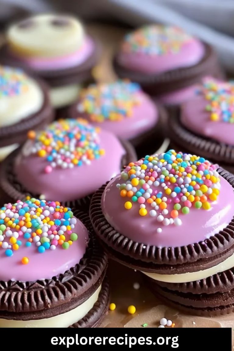 Chocolate Covered Easter Oreos