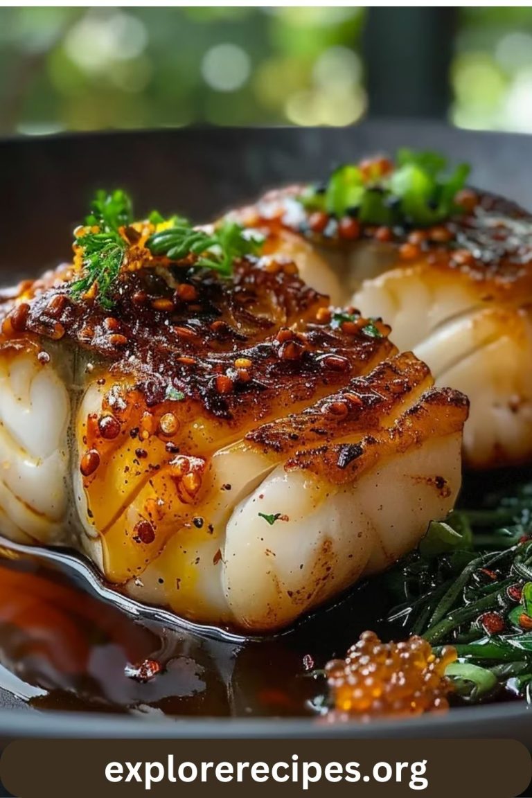 Ginger Soy Glazed Cod: A Light Yet Flavor-Packed Seafood Dish