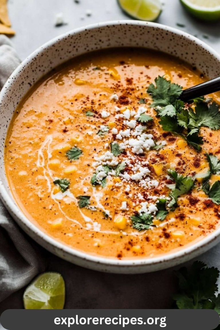 Creamy Elote Chowder: Mexican Street Corn Soup
