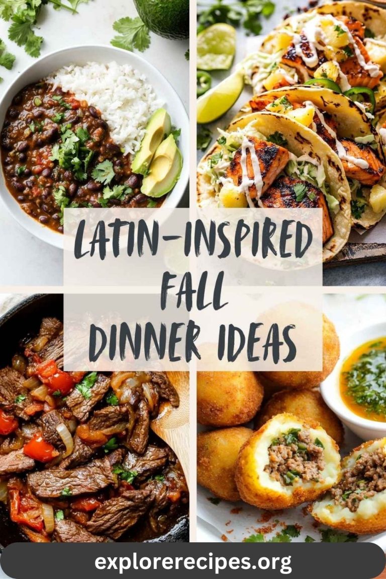 Latin-Inspired Fall Dinner Ideas: Warm, Flavorful, and Perfect for the Season