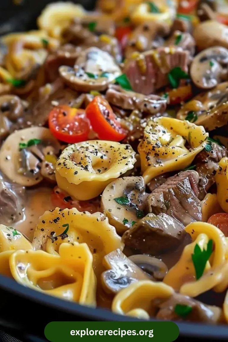 Philly Cheesesteak Tortellini Pasta: A Comforting Twist on a Classic