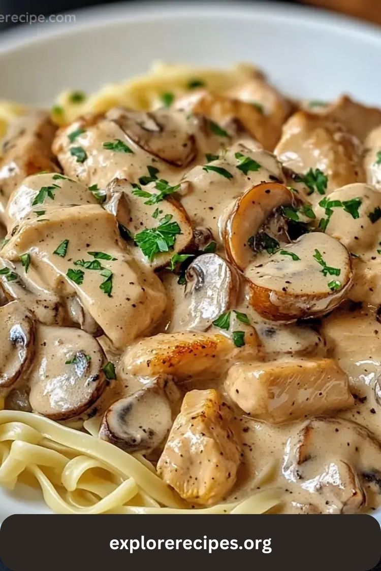 Chicken Mushroom Stroganoff Recipe: A Creamy and Comforting Delight