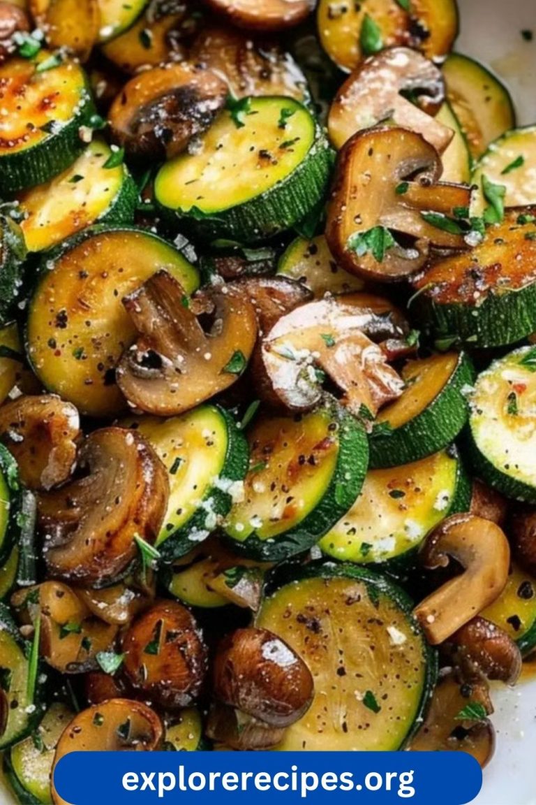 Skillet Zucchini and Mushrooms: A Quick and Healthy Side Dish