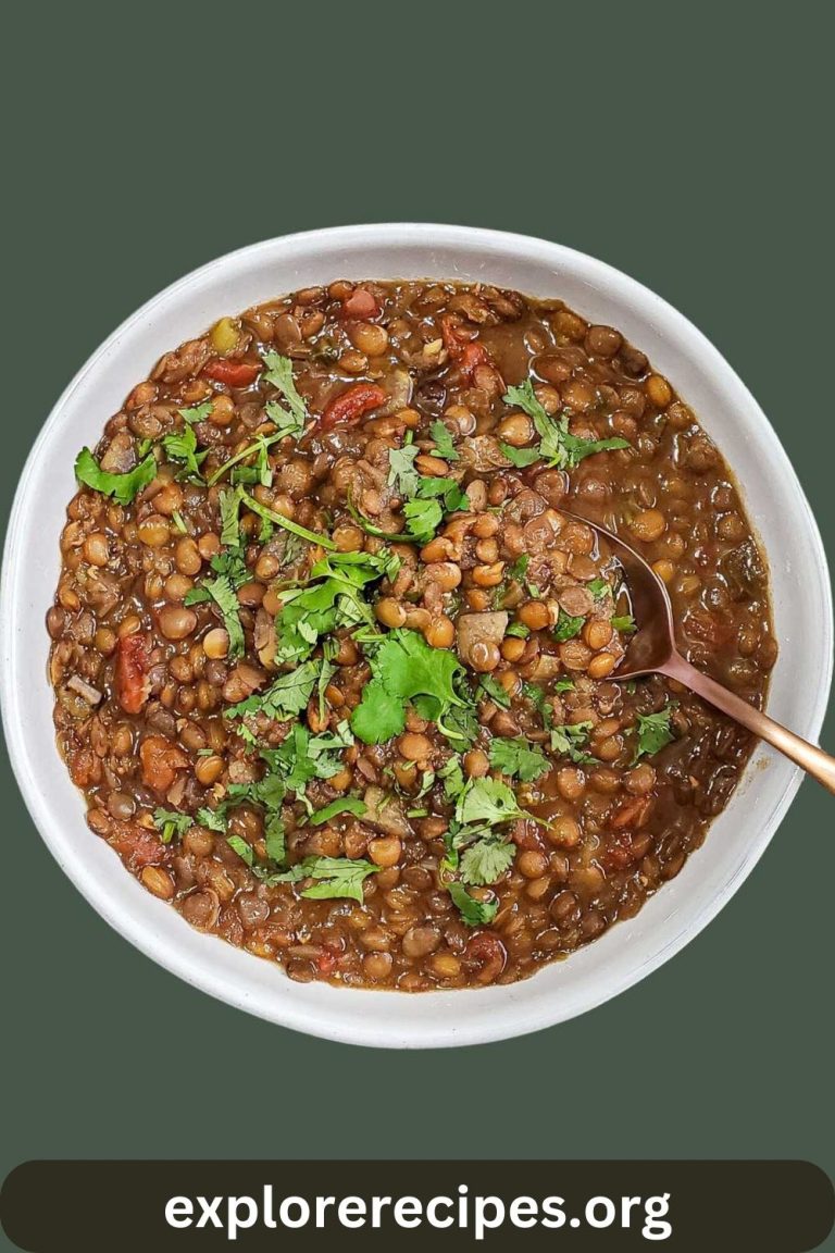 Delicious Sopa De Lentejas with Plantains (Lentil Soup): A Hearty Colombian Comfort Dish