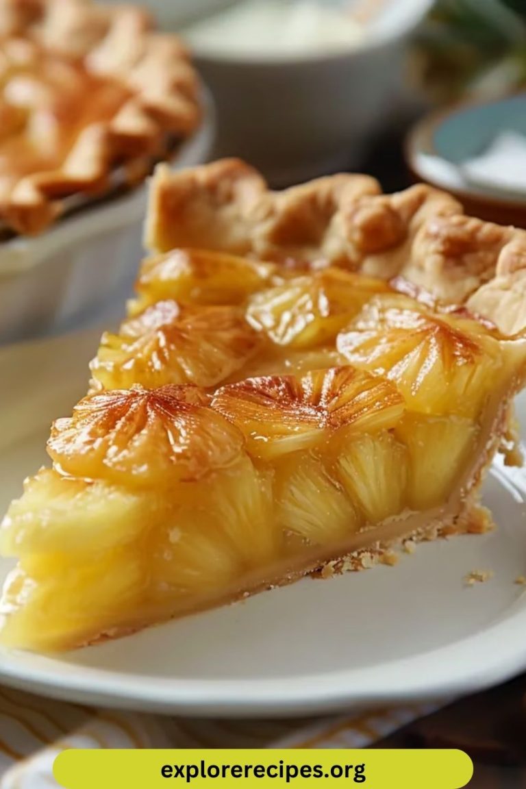 Fluffy Easter Pineapple Pie: A Sweet and Tropical Delight for the Holiday Table
