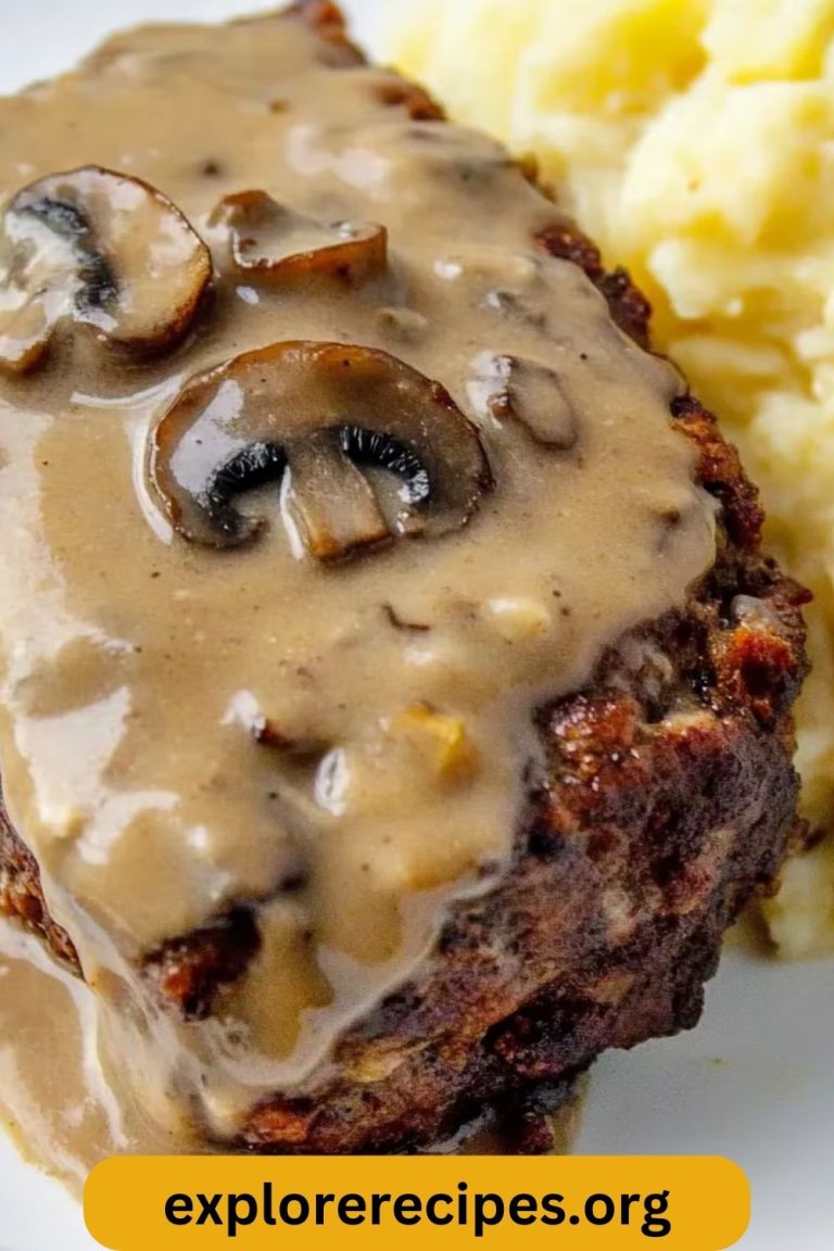Meatloaf with Mushroom Gravy: A Hearty Comfort Food Classic with a Savory Twist