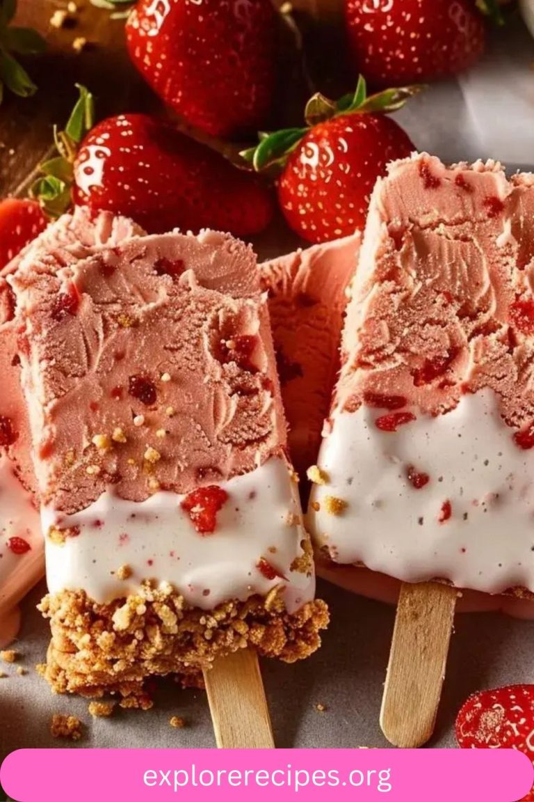 Strawberry Shortcake Ice Cream Bars: A Sweet, Creamy Treat for Every Occasion
