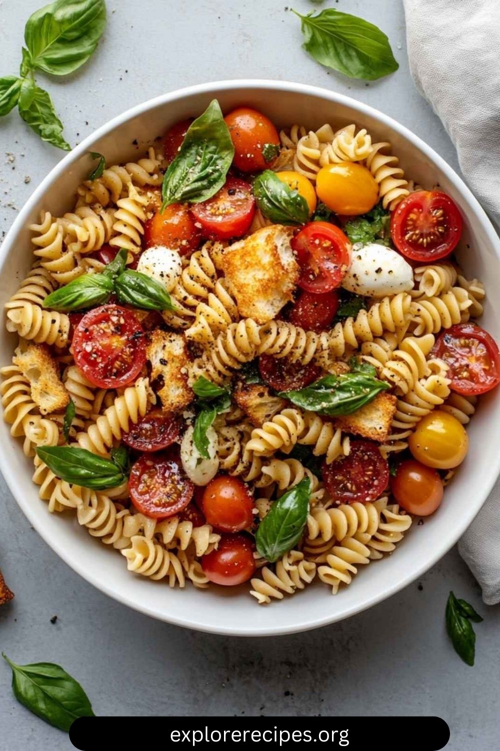 Bruschetta Pasta Salad That Feels Like Summer Any Time of Year
