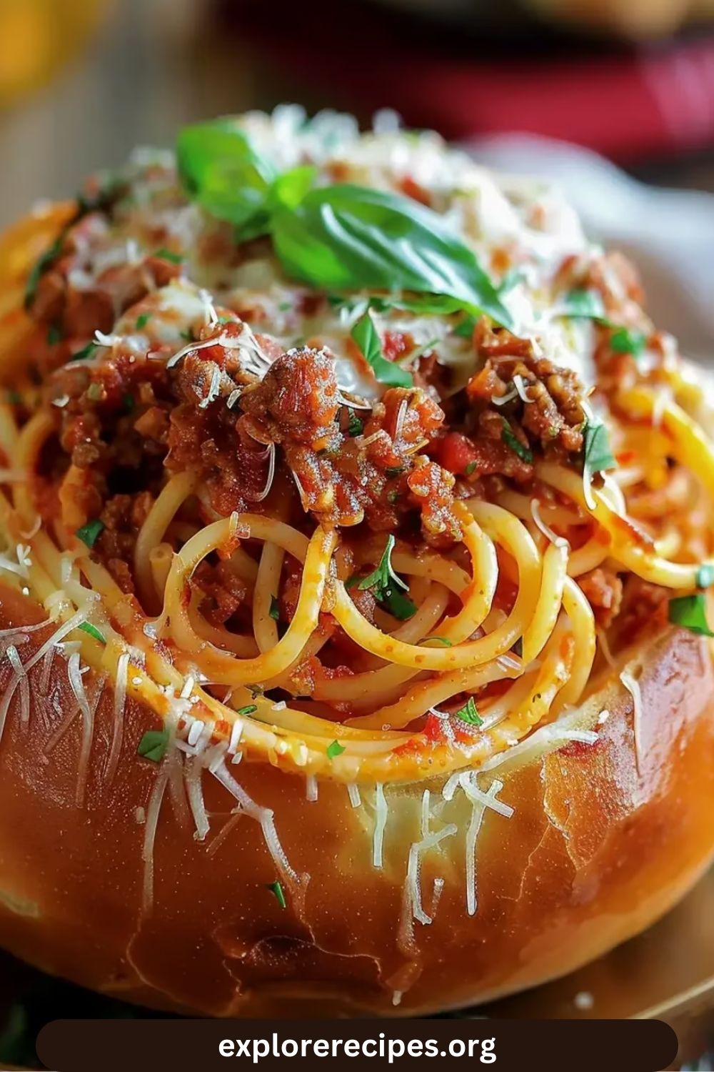 Bread Bowl Spaghetti Recipe