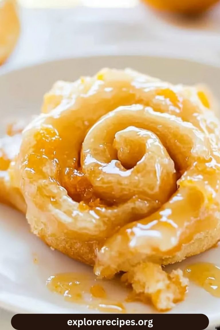 Homemade Glazed Orange Rolls Recipe