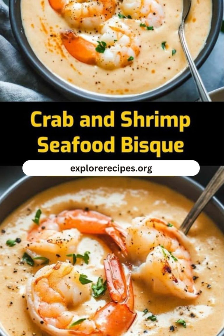 Crab and Shrimp Seafood Bisque – A Luxurious and Creamy Delight