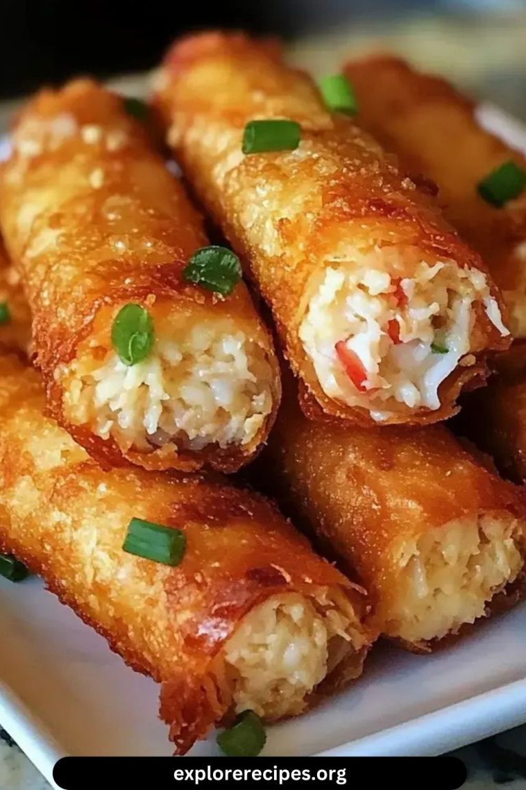 Crab Cake Egg Rolls – A Crispy, Flavor-Packed Delight