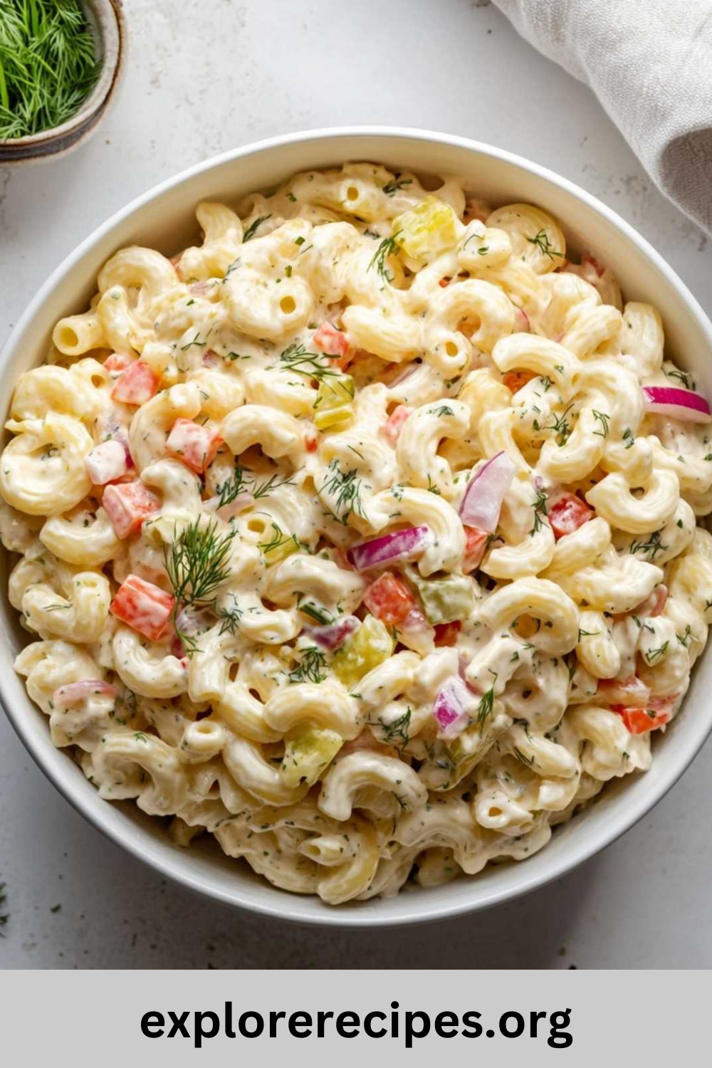 Easy Pickle Pico De Gallo Pasta Salad