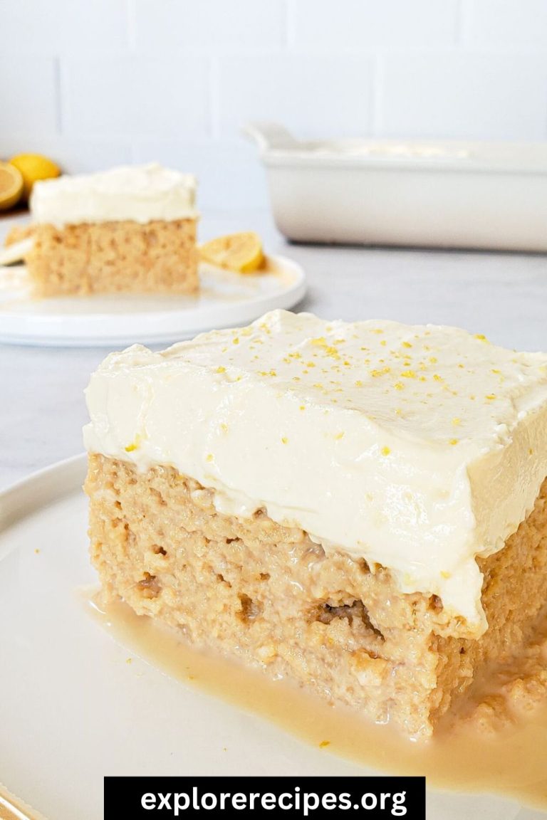 Delicious Homemade Lemon Tres Leches Cake: A Twist on a Classic Latin Dessert
