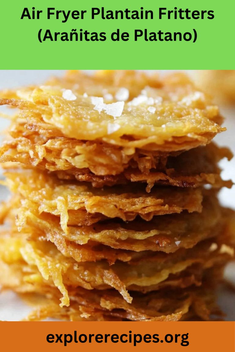 Air Fryer Plantain Fritters (Arañitas de Platano)