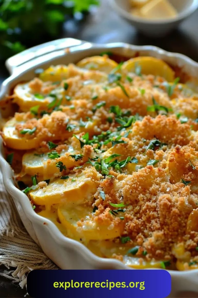 Cheesy Summer Squash Casserole: A Delicious, Hearty Side Dish for Every Meal